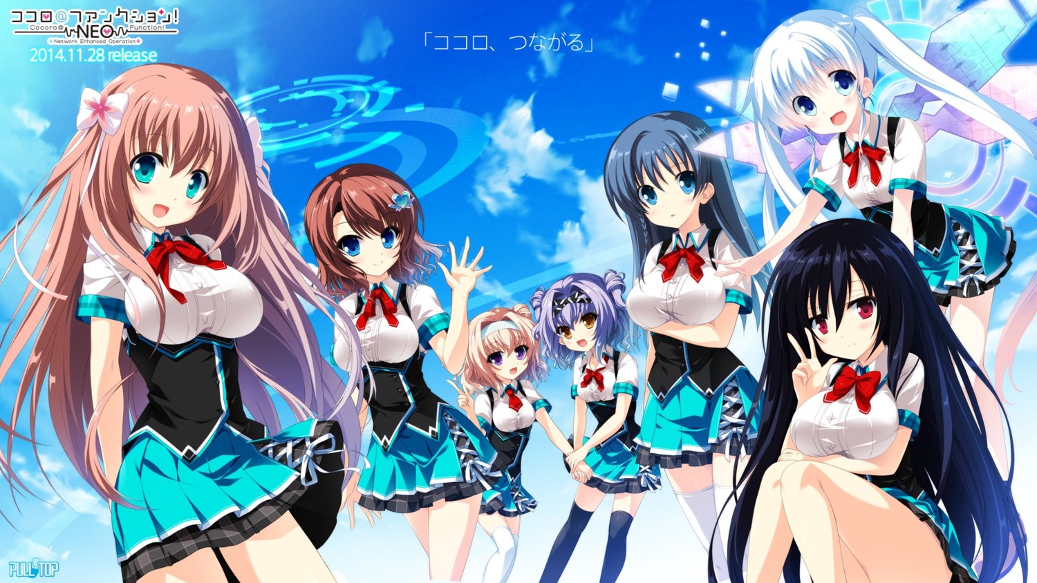 bell_(cocoro@function!), breast_hold, cocoro@function!, cocoro@function!_neo, endou_chie, hasugase_mina, hayami_asagao, hinata_momo