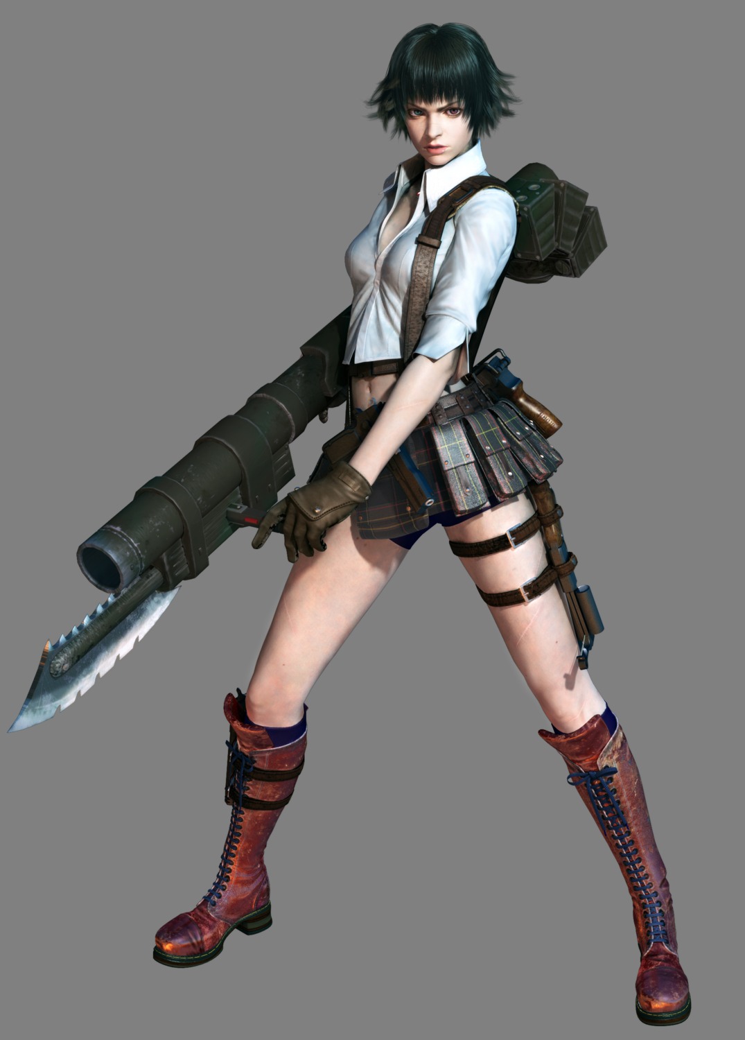 cg, devil_may_cry, heterochromia, lady
