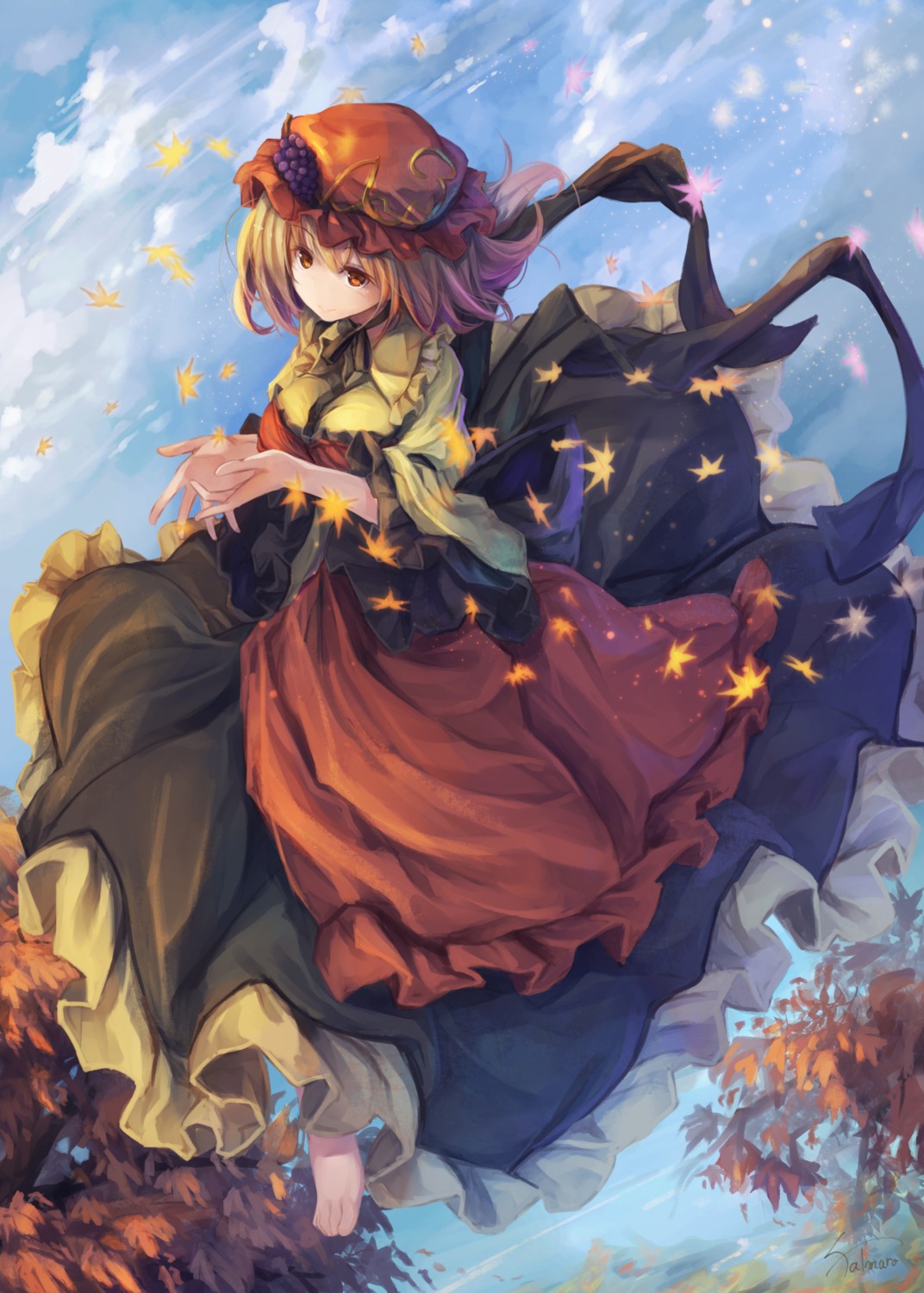 aki_minoriko, fal_maro, touhou