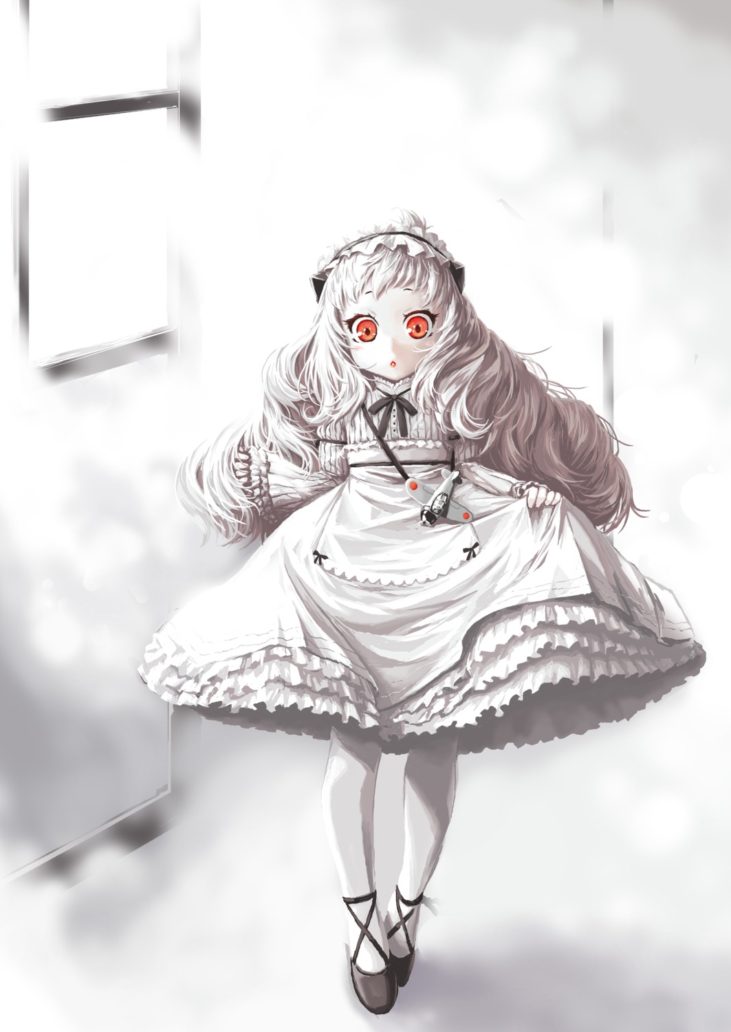 dress, kantai_collection, kohige, northern_ocean_hime
