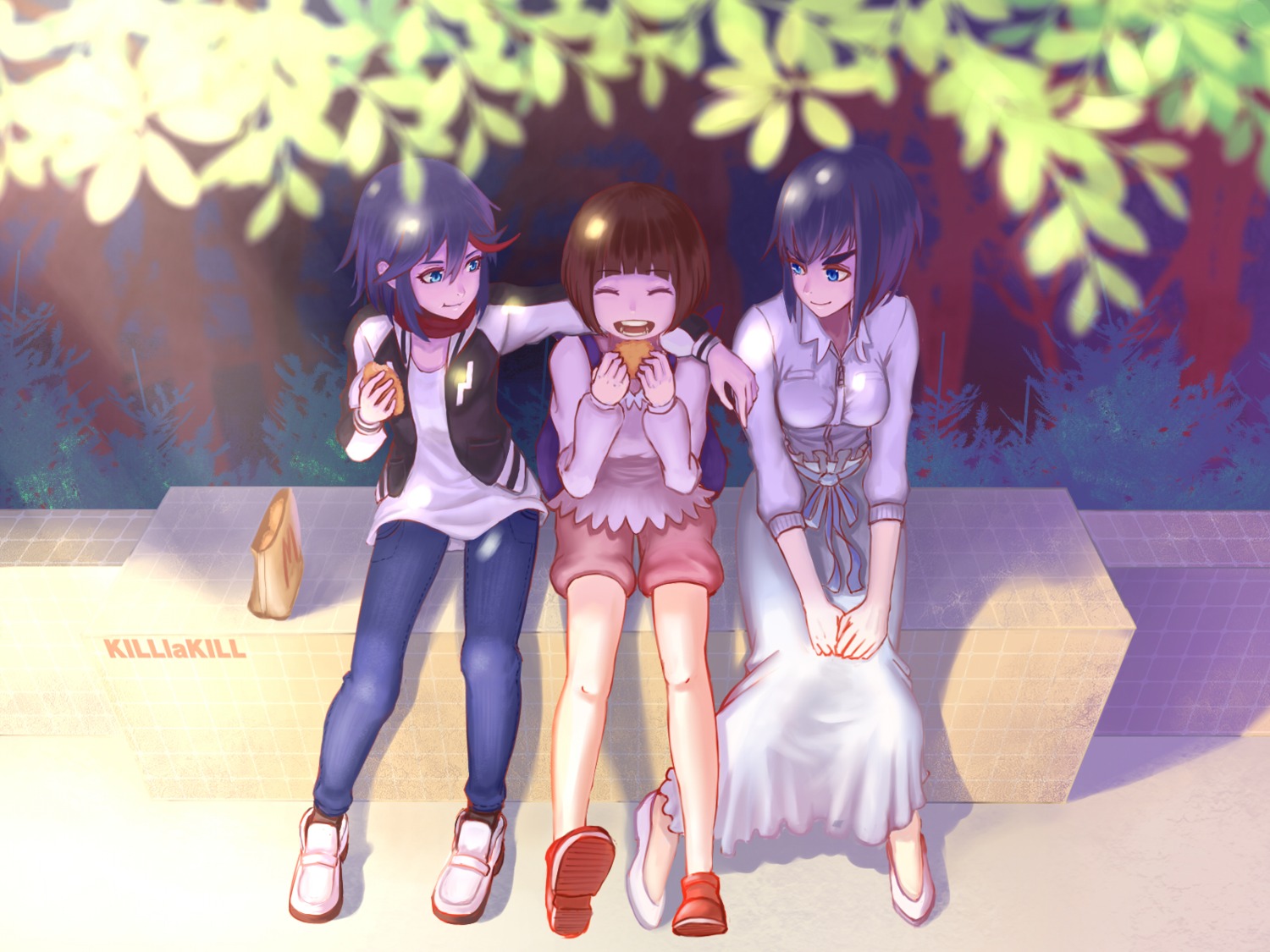 kill_la_kill, kiryuuin_satsuki, mankanshoku_mako, matoi_ryuuko, wei_ji