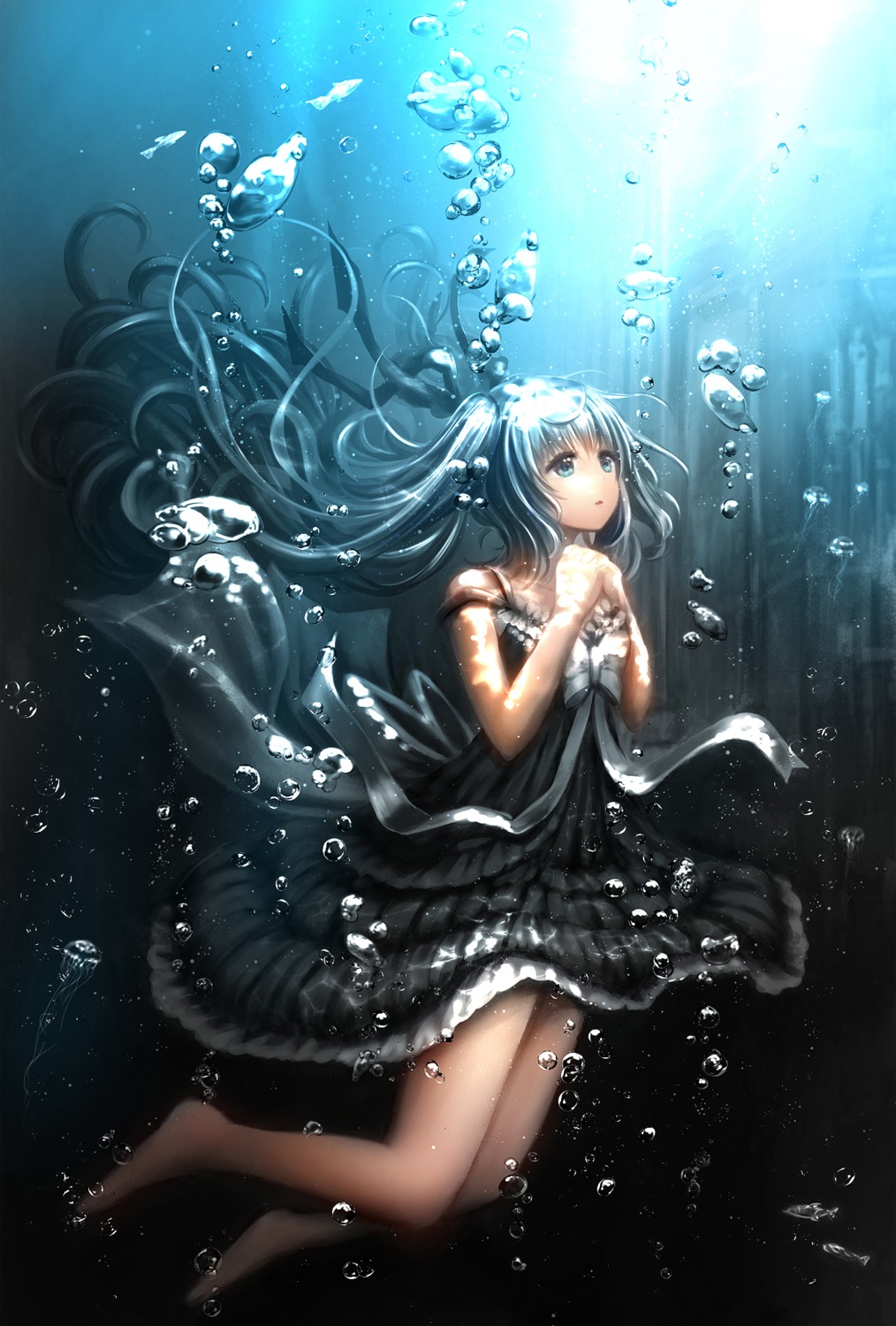 catbell, dress, hatsune_miku, vocaloid