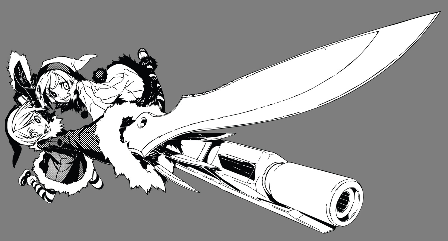 dogs, gun, heterochromia, luki, monochrome, noki, sword, transparent_png