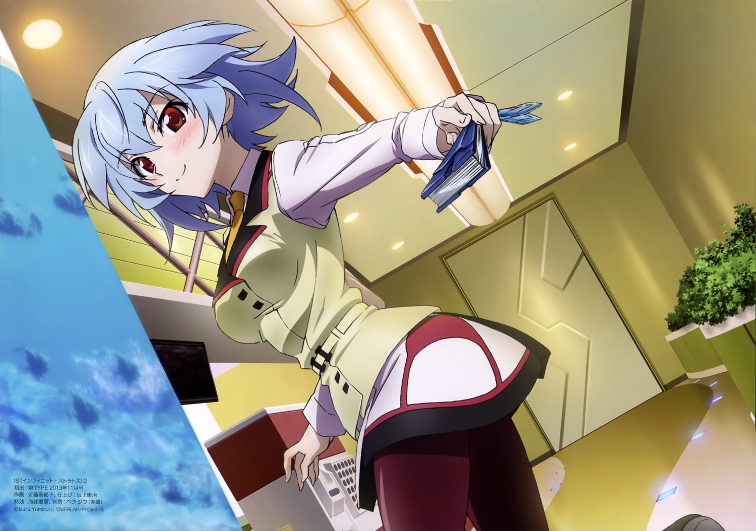 infinite_stratos, kondou_natsuko, pantyhose, sarashiki_tatenashi, seifuku