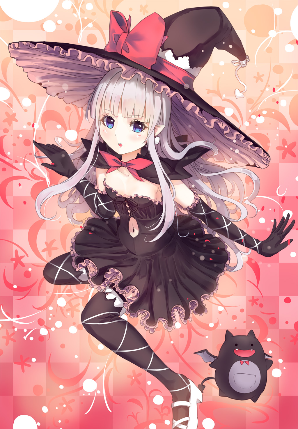 culter, dress, gothic_lolita, heels, lolita_fashion, melty_de_granite, pointy_ears, shining_hearts