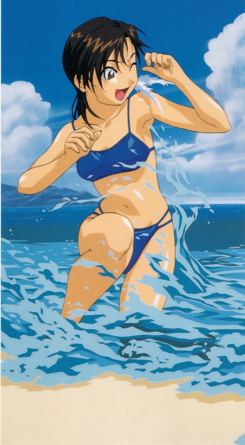 bikini, ex-driver, sakakino_lisa, swimsuits, wet