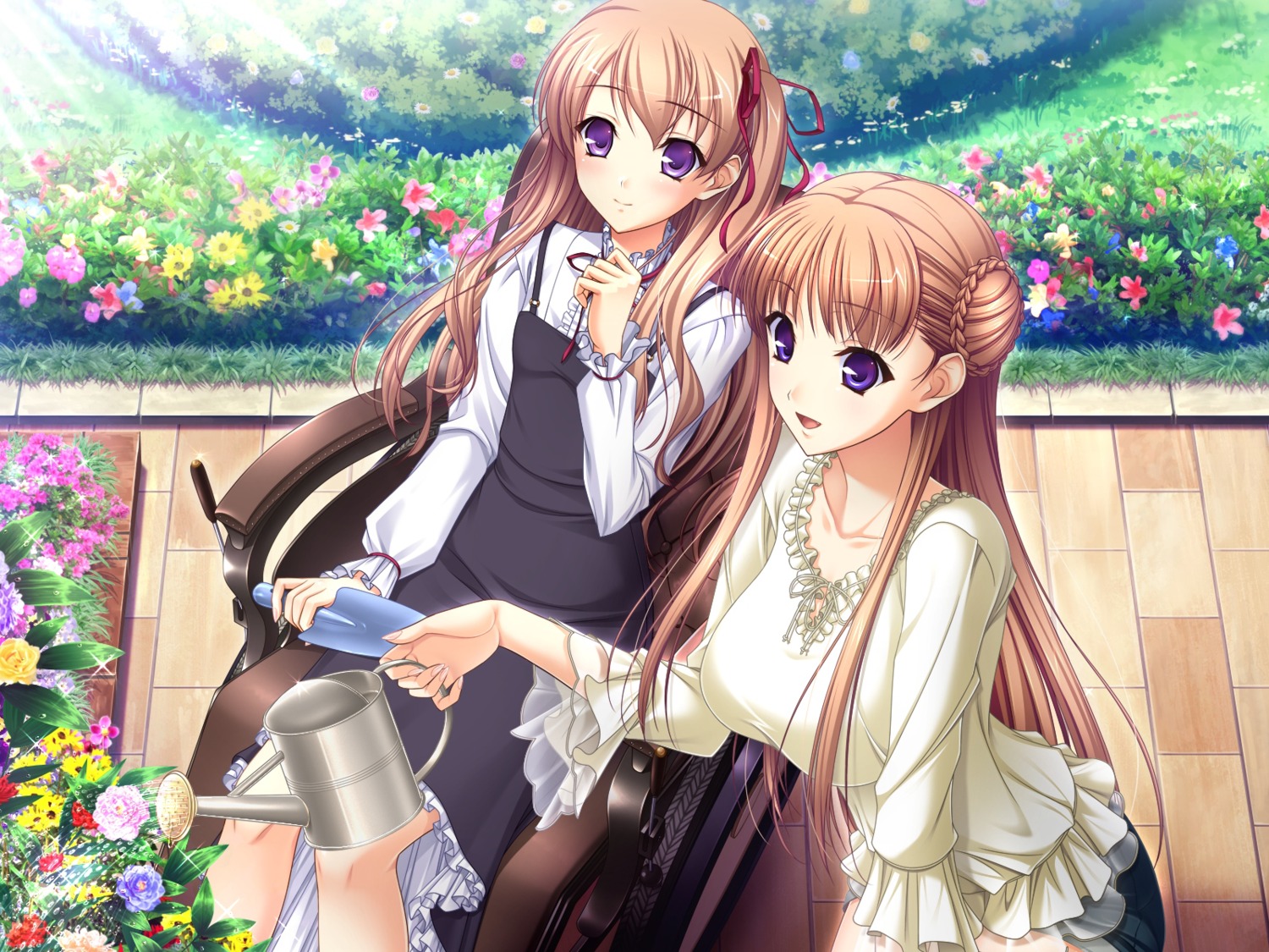 dress, game_cg, komori_kei, mireille_marres_ascot, noel_marres_ascot, walkure_romanze, walkure_romanze_re:tell