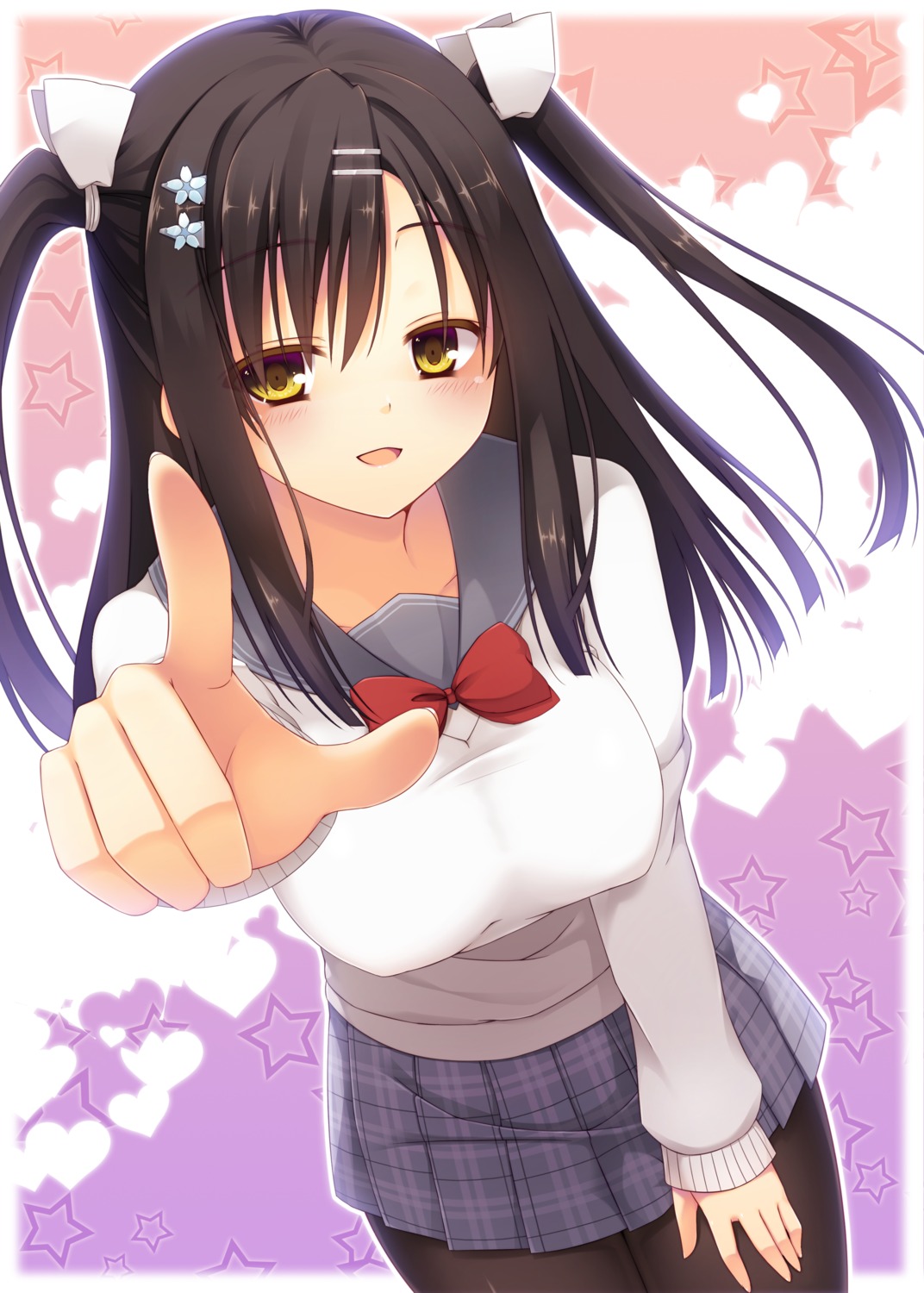 pantyhose, sanoba_witch, seifuku, togakushi_touko, yuzuka