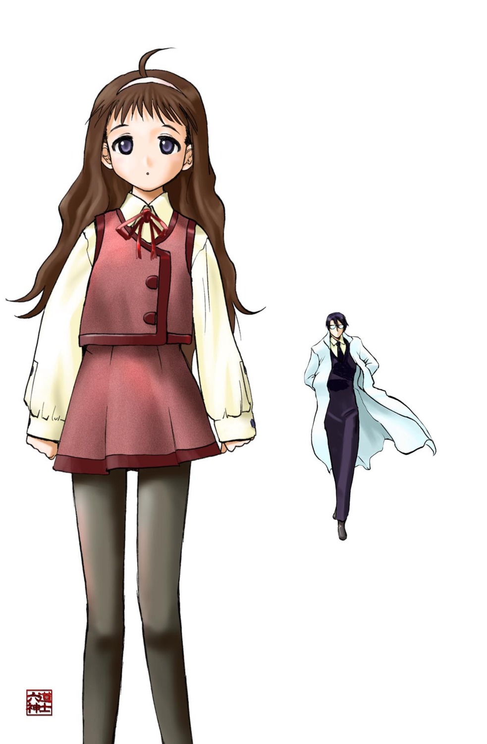 excel_saga, gojo_shioji