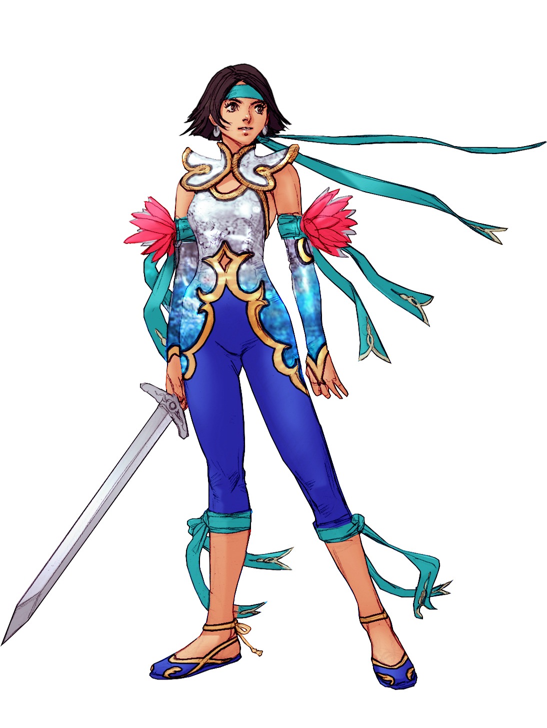 chai_xianghua, namco, sketch, soul_calibur, sword, weapon