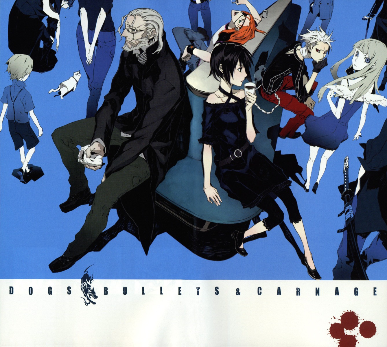 badou_nails, dogs, fuyumine_naoto, haine_rammsteiner, mihai_mihaeroff, miwa_shirow, nill, wings