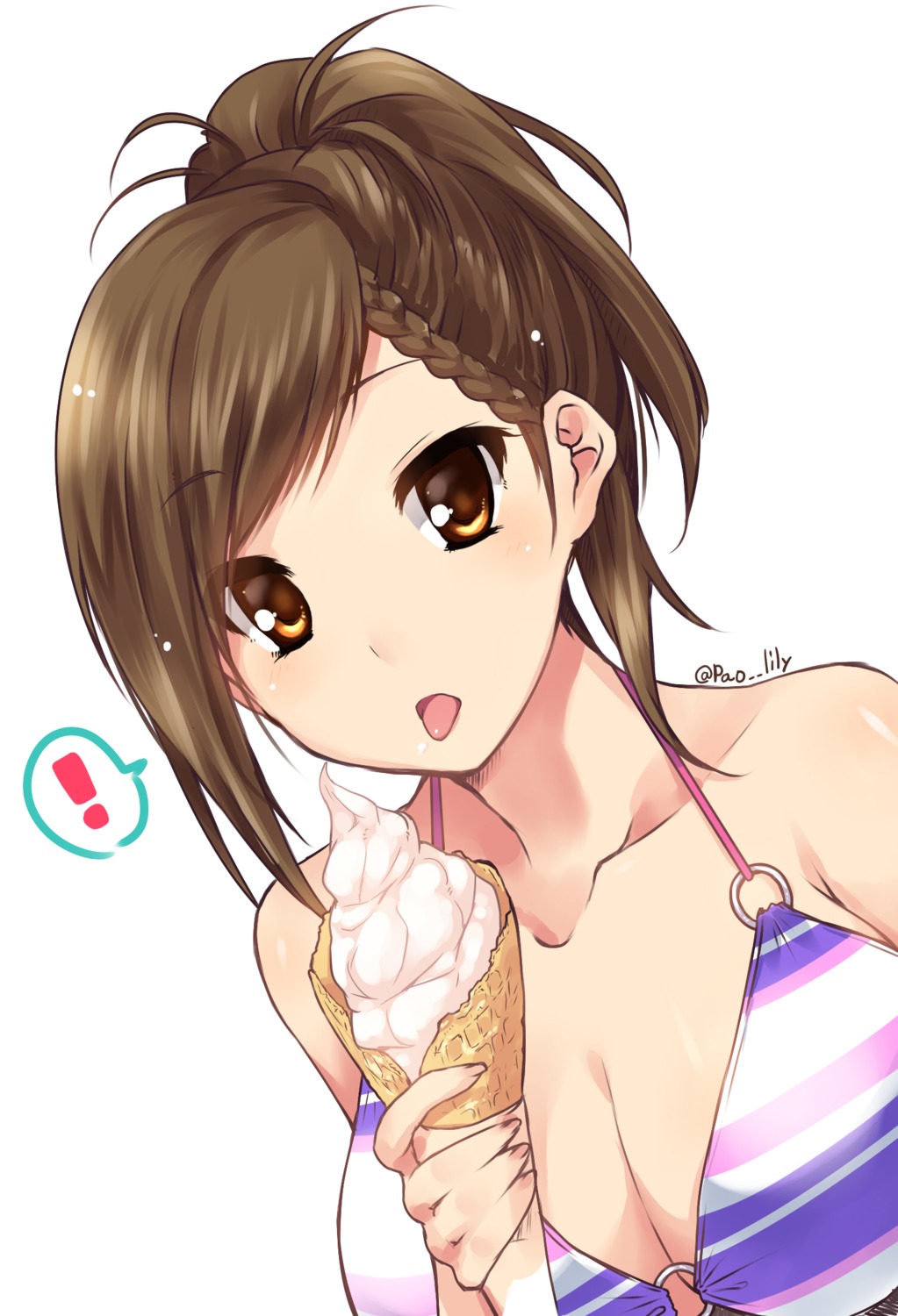 bikini, cleavage, hyoudou_rena, paopao, swimsuits, the_idolm@ster, the_idolm@ster_cinderella_girls