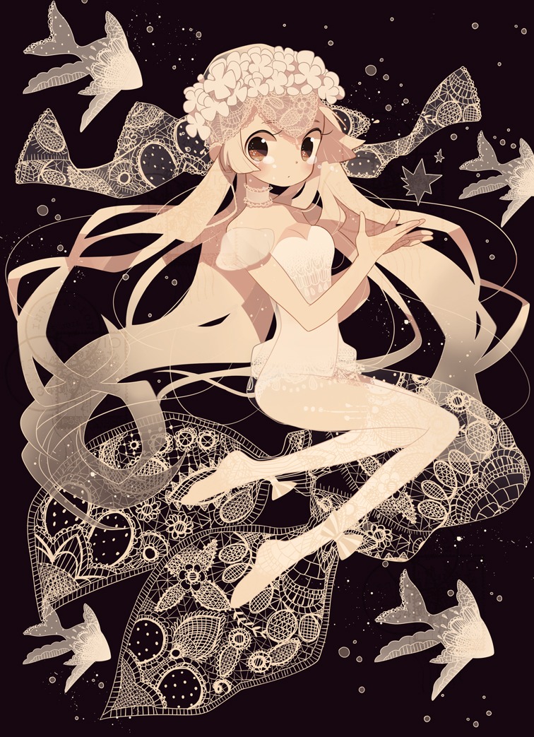 cleavage, pantyhose, see_through, uekura_eku