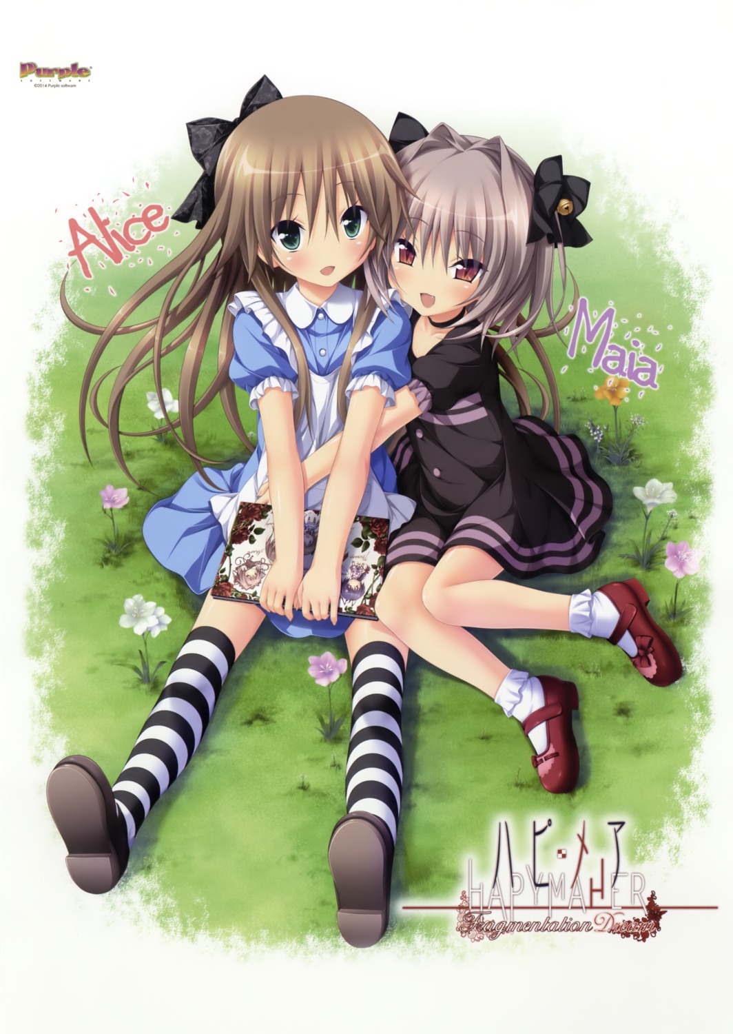 dress, hapymaher, koku, naitou_maia, purple_software, thighhighs, toriumi_arisu