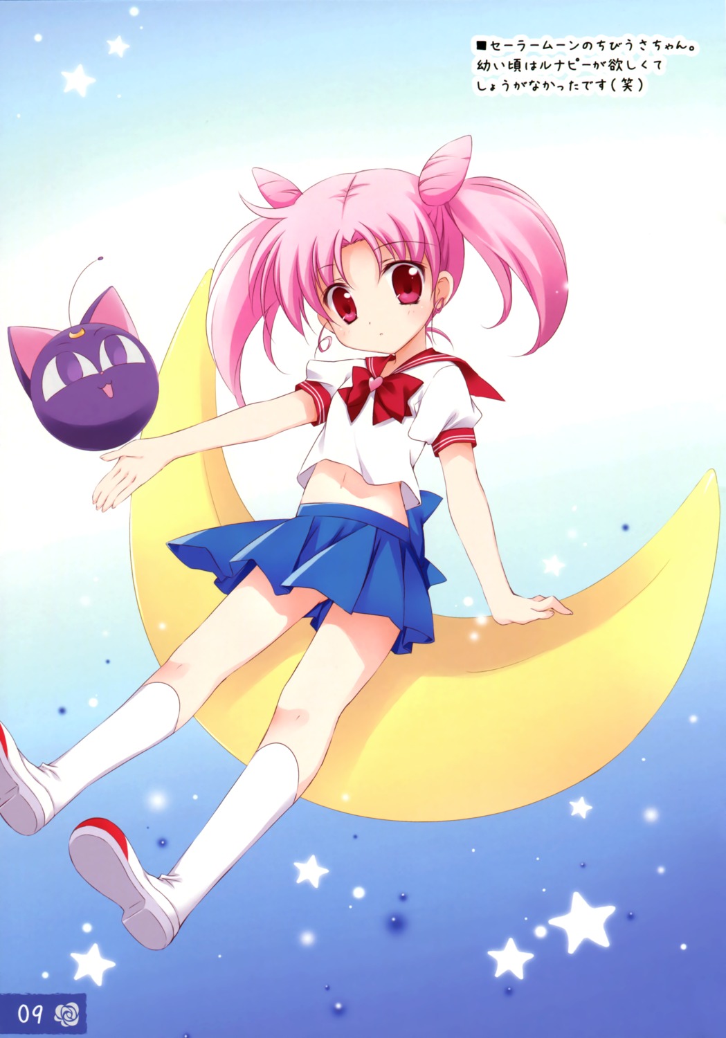 bishoujo_senshi_sailor_moon, chibiusa, korie_riko, luna-p, mujin_shoujo