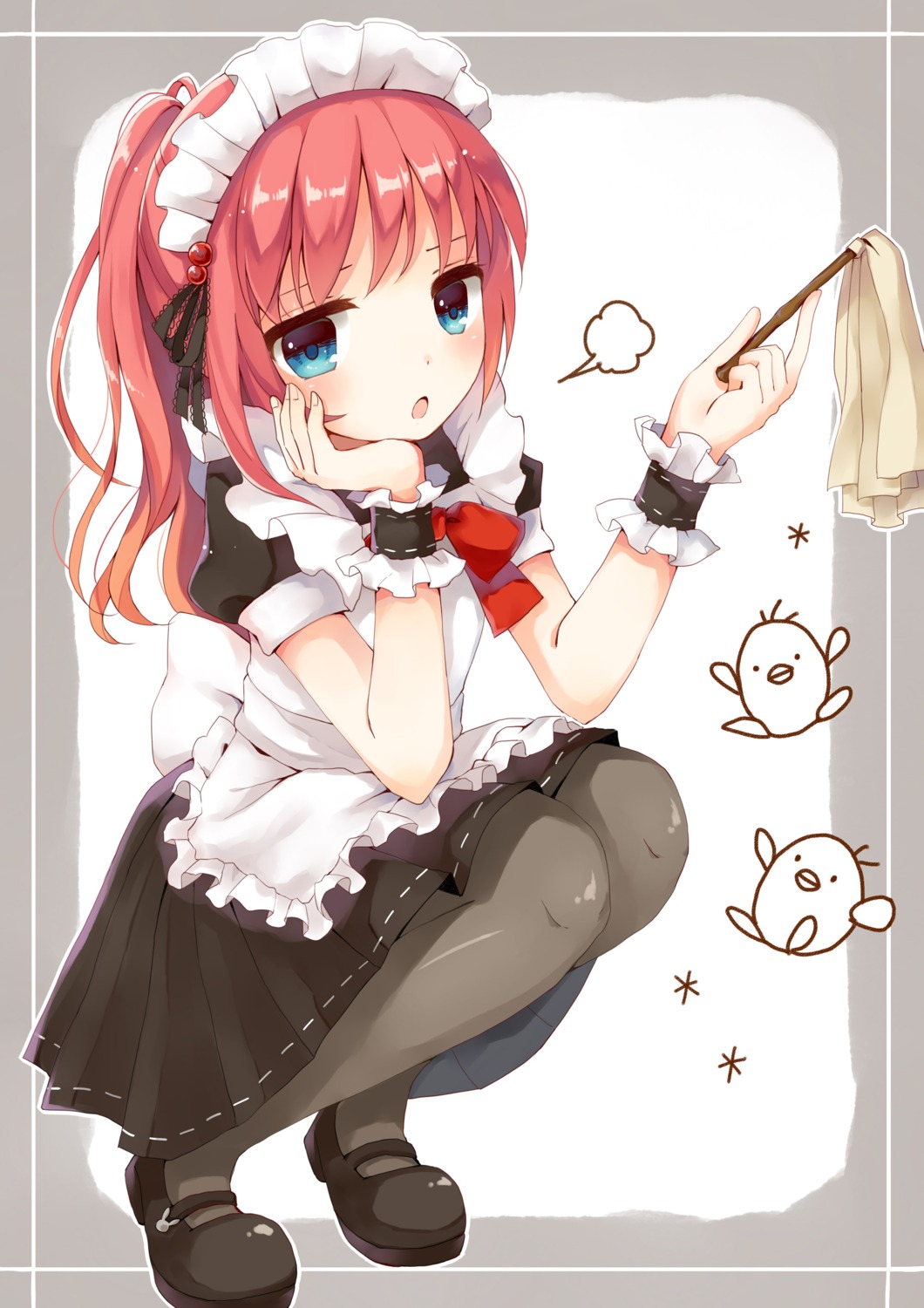 maid, pantyhose, shinomiya_yon