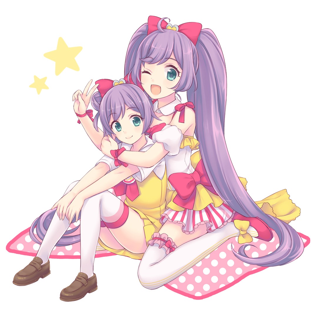 dress, maki_(natoriumu), manaka_lala, pretty_series, pripara, thighhighs