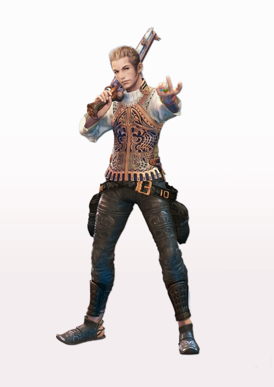 balthier, cg, final_fantasy, final_fantasy_xii, gun, male