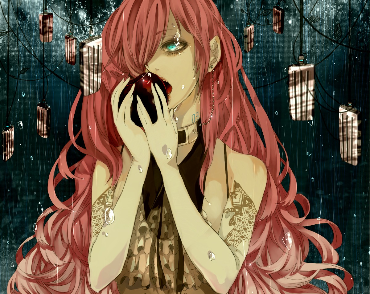 hebi, megurine_luka, tattoo, vocaloid