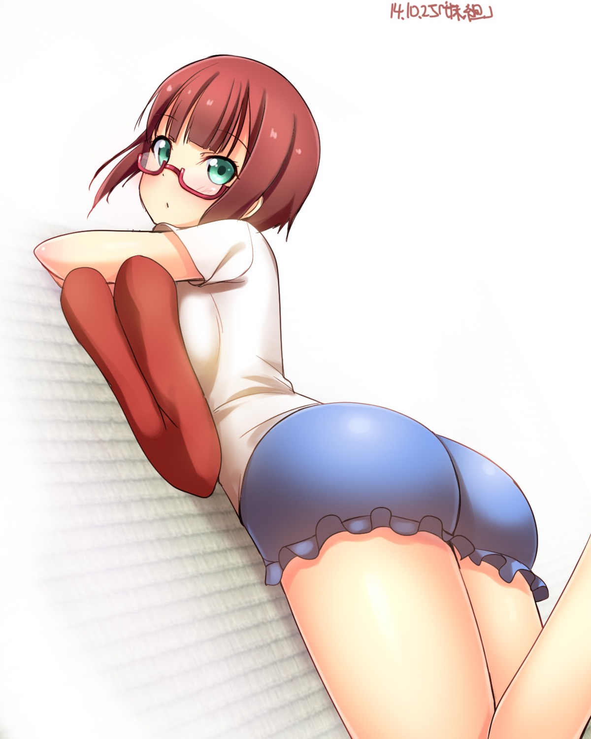 ass, kousaka_yukiho, love_live!, love_live!_(series), megane
