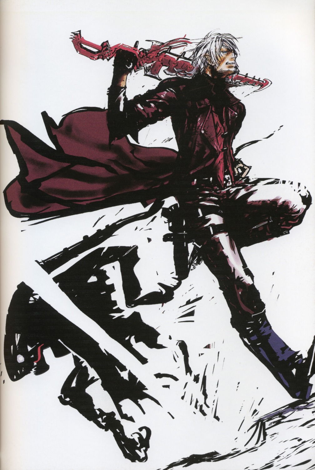 binding_discoloration, dante, devil_may_cry, male, sword, tsuchibayashi_makoto