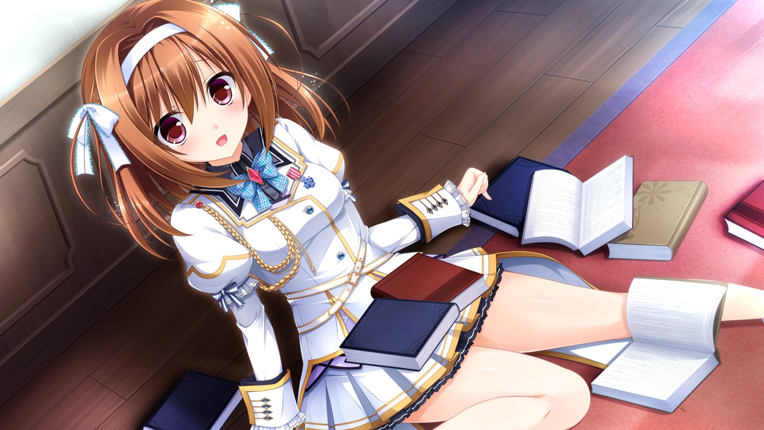ensemble_(company), game_cg, mitsu_king, otome_ga_kanaderu_koi_no_aria, seifuku, yukishiro_kotori