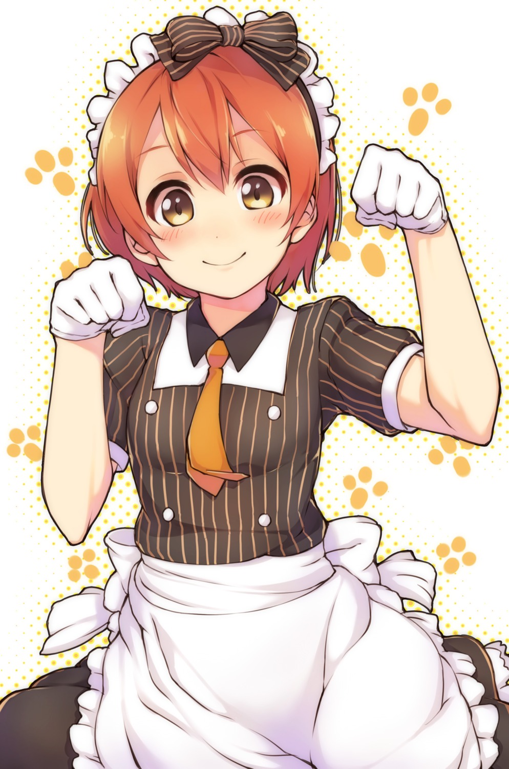 hoshizora_rin, love_live!, love_live!_(series), maid, ytk_(yutta-p)