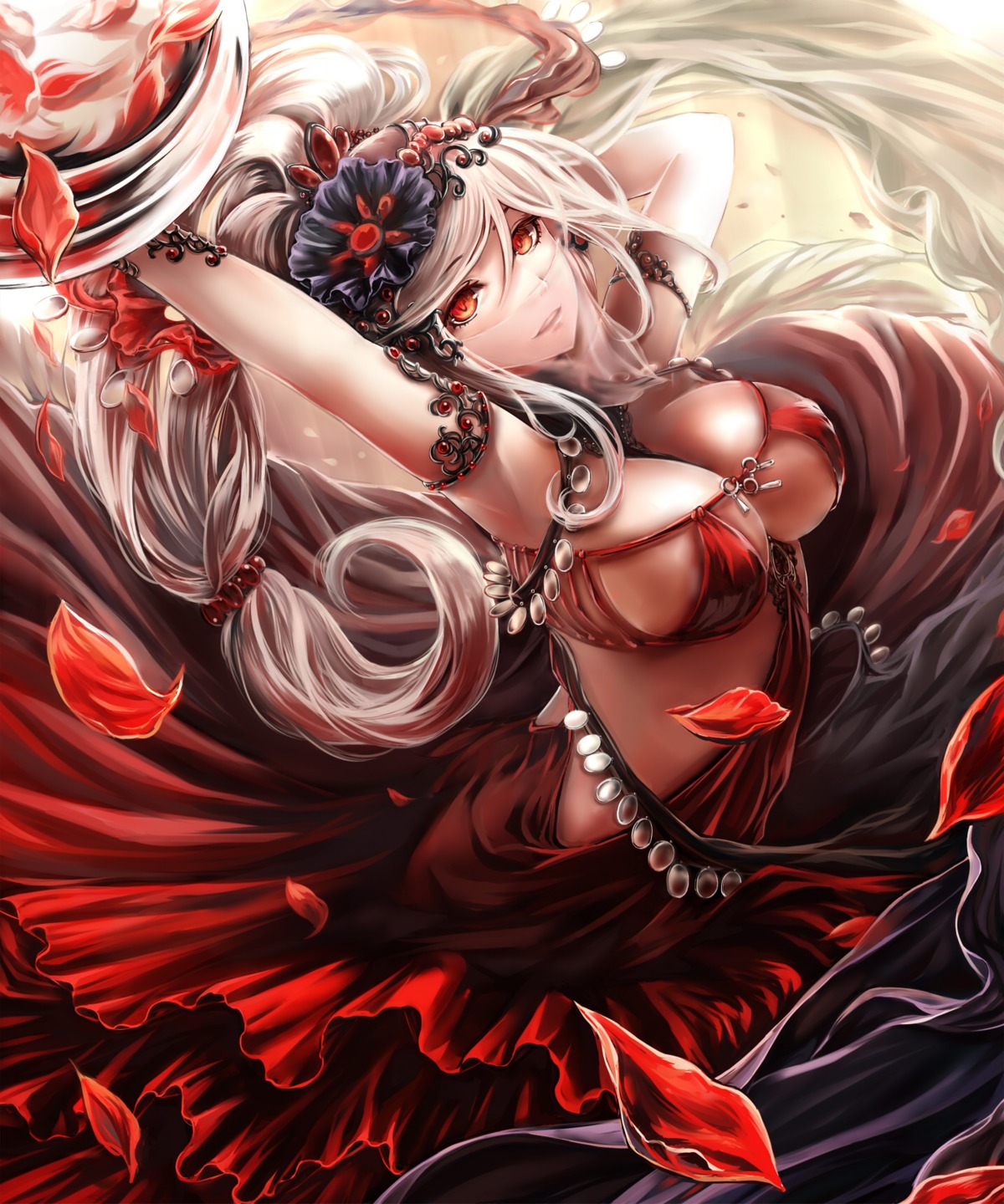 cleavage, dress, gin_ji