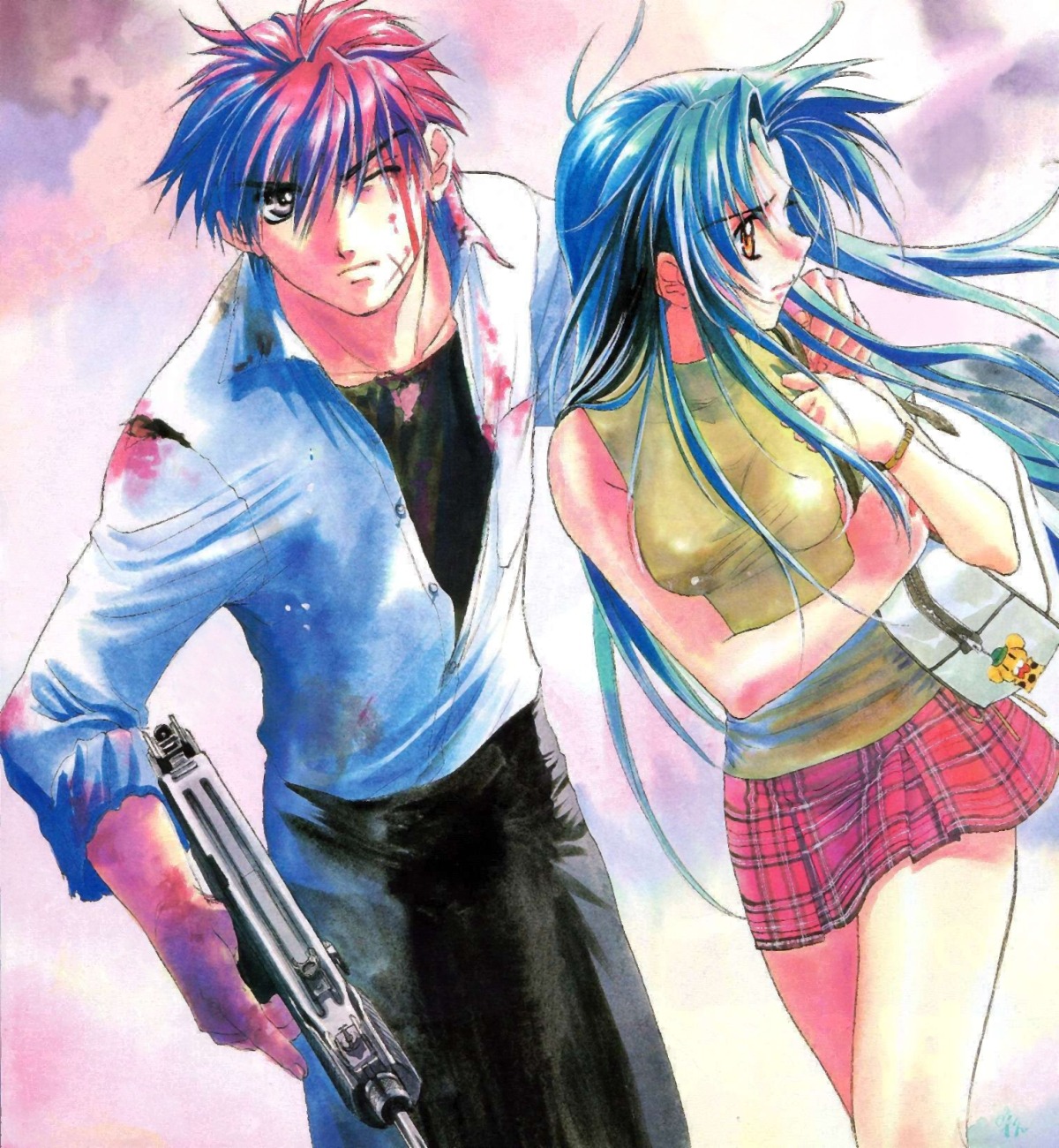 chidori_kaname, full_metal_panic, sagara_sousuke, shikidouji