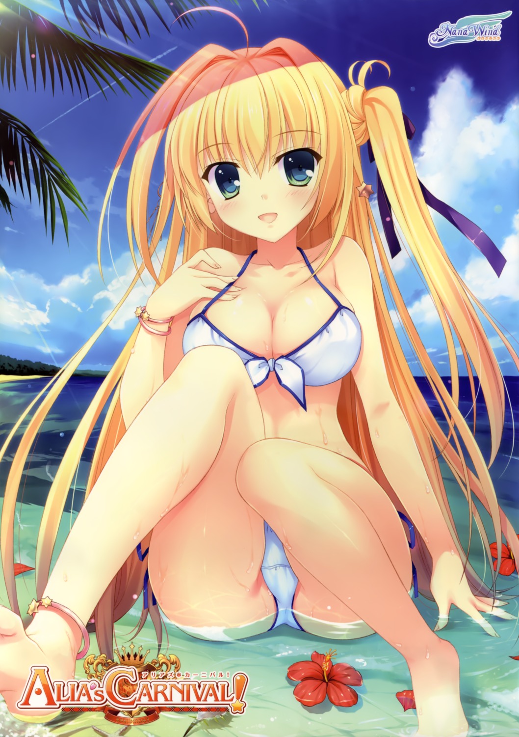 alia's_carnival, bikini, cleavage, nanao_naru, nanawind, sakurakouji_tsukuyomi, swimsuits, wet