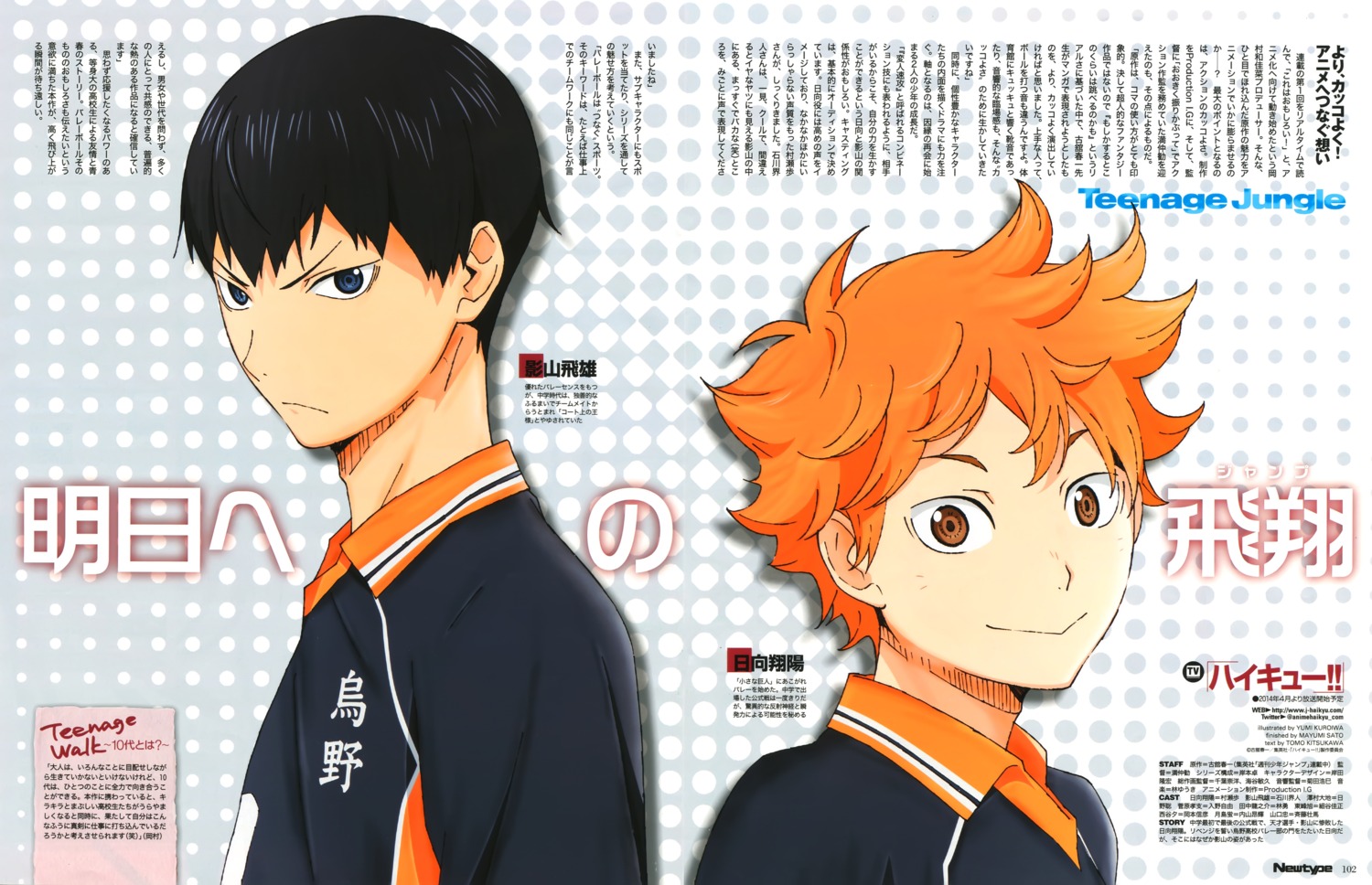 haikyuu!!, hinata_shouyou, kageyama_tobio, kuroiwa_yumi, male