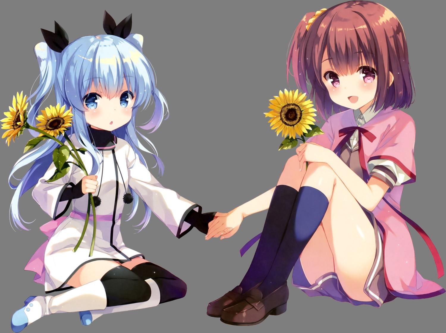 detexted, dress, komiya_nonoka, noel_(sora_no_method), ohara_tometa, qp:flapper, sakura_koharu, seifuku