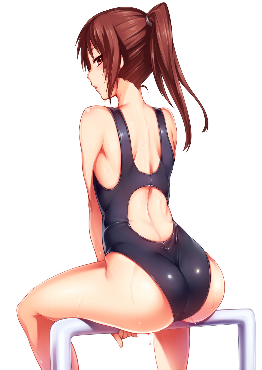 ass, swimsuits, tsukitokage, wet
