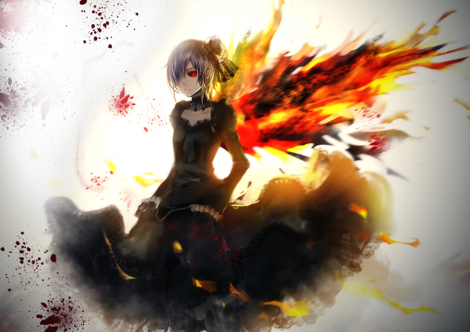 bba1985, dress, gothic_lolita, kirishima_touka, lolita_fashion, tokyo_ghoul