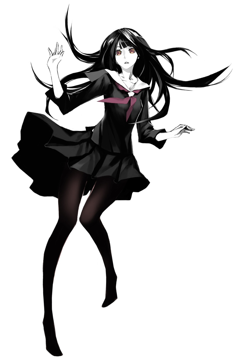 miwa_shirow, pantyhose, seifuku