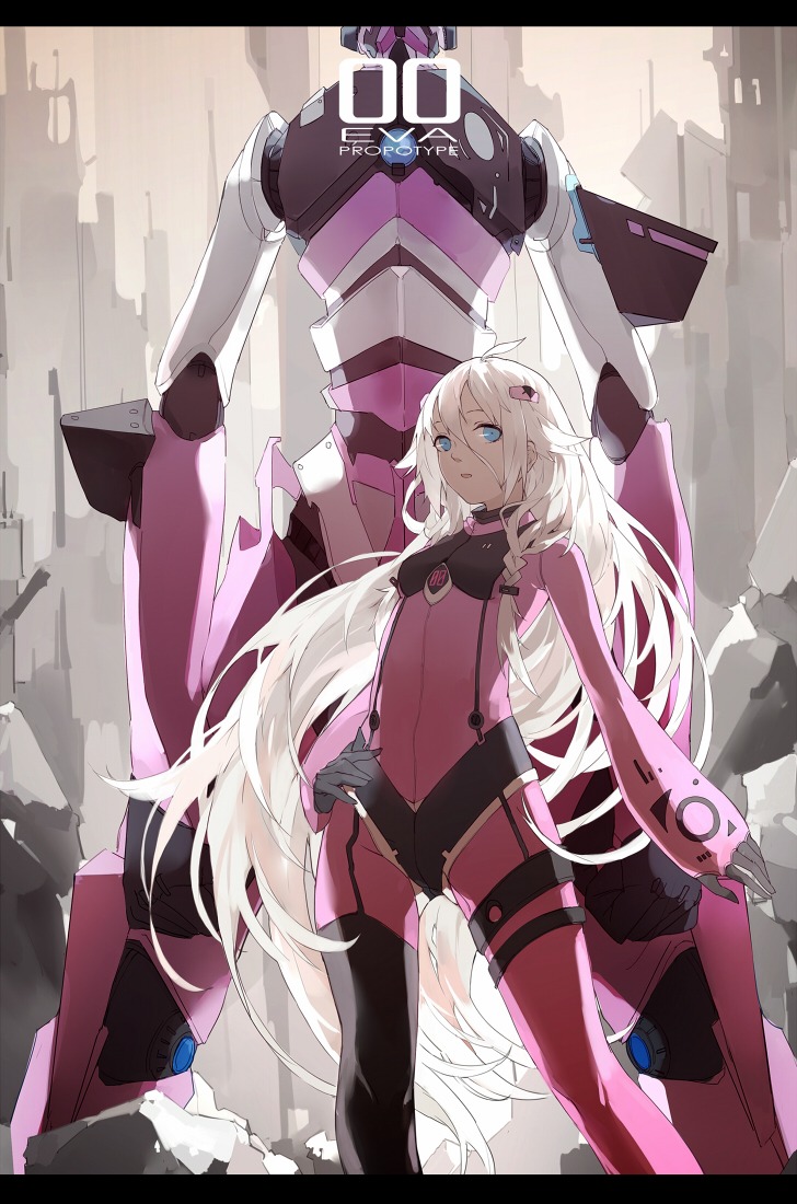 bodysuit, cosplay, ia_(vocaloid), mecha, neon_genesis_evangelion, nine, vocaloid