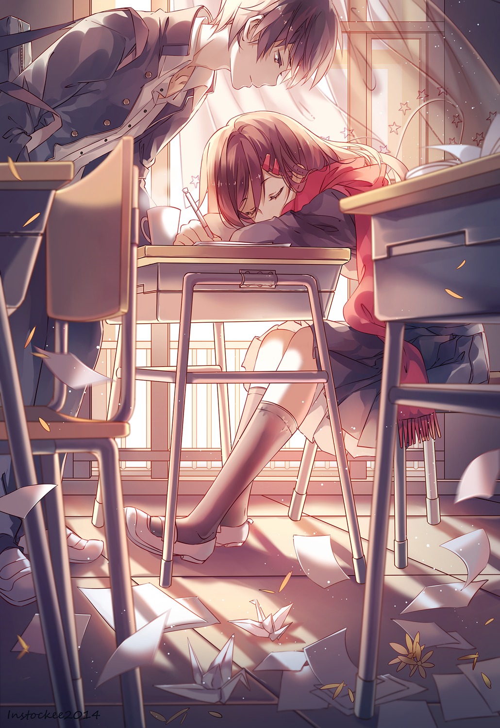 instockee., kagerou_project, kisaragi_shintarou, mekakucity_actors, seifuku, tateyama_ayano