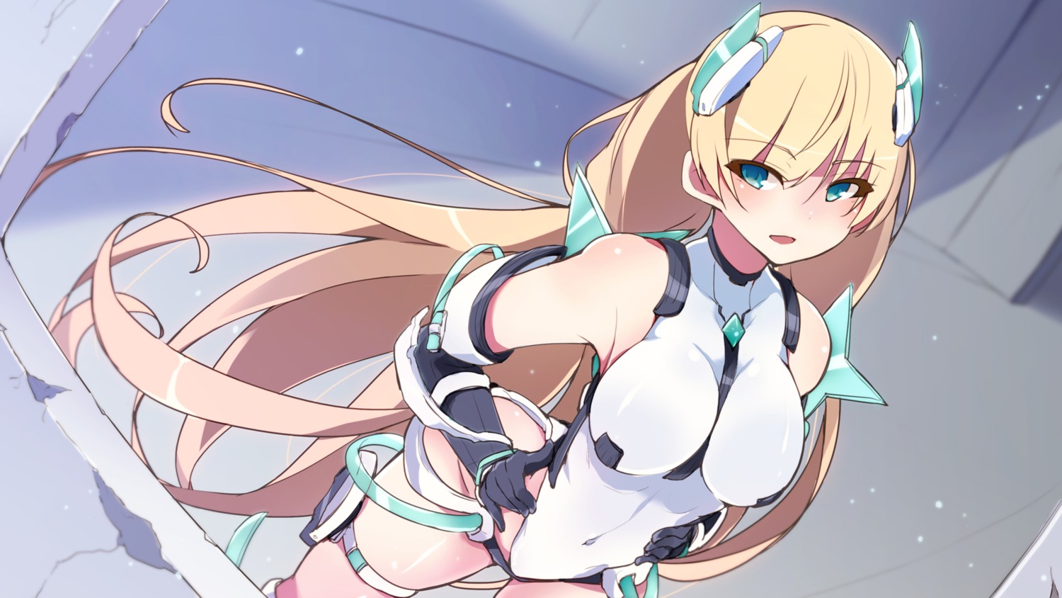 angela_balzac, bodysuit, maze_(gochama_ze_gohan), rakuen_tsuihou, wallpaper