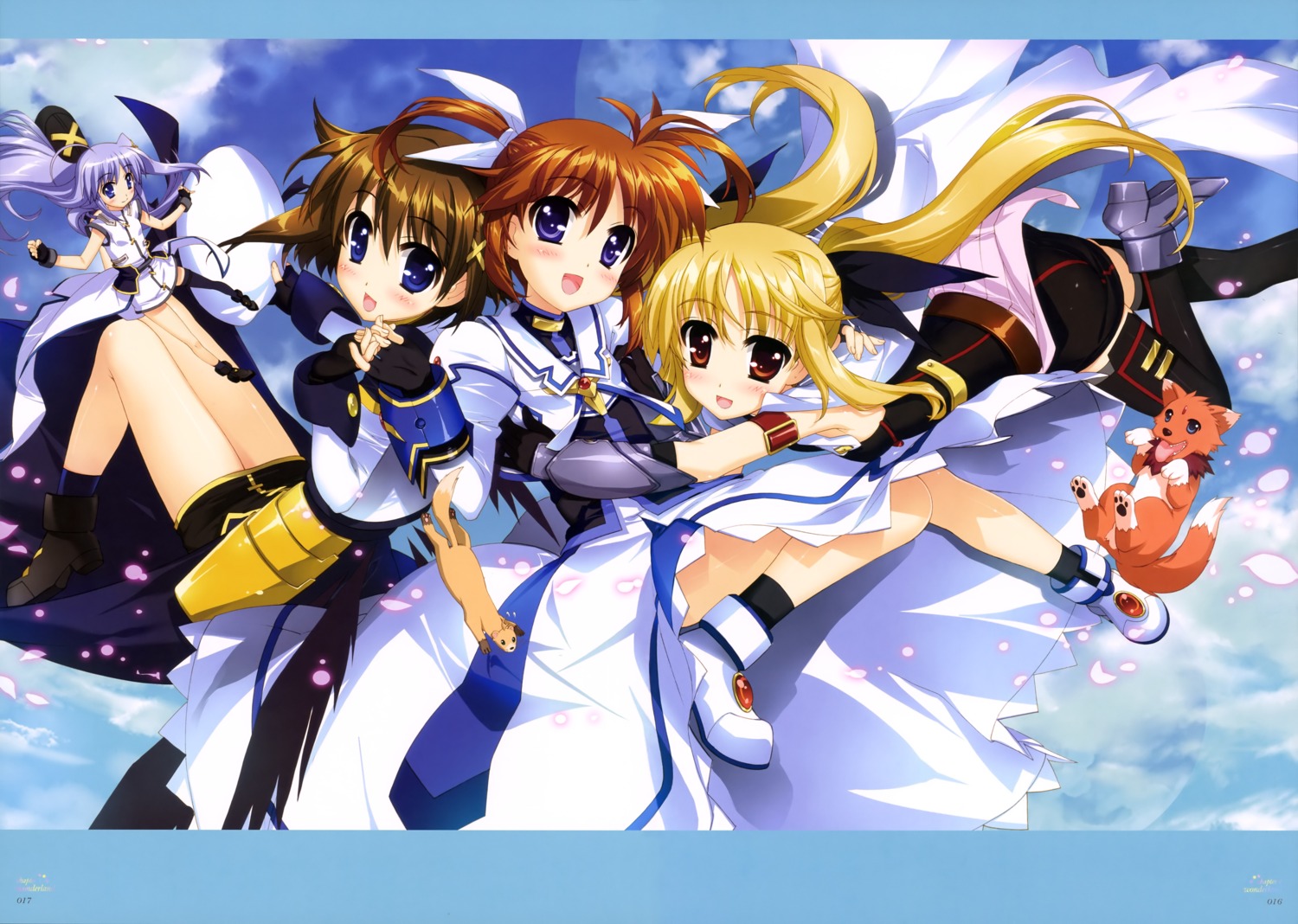 arf, armor, dress, fate_testarossa, fujima_takuya, heels, mahou_shoujo_lyrical_nanoha, reinforce_zwei