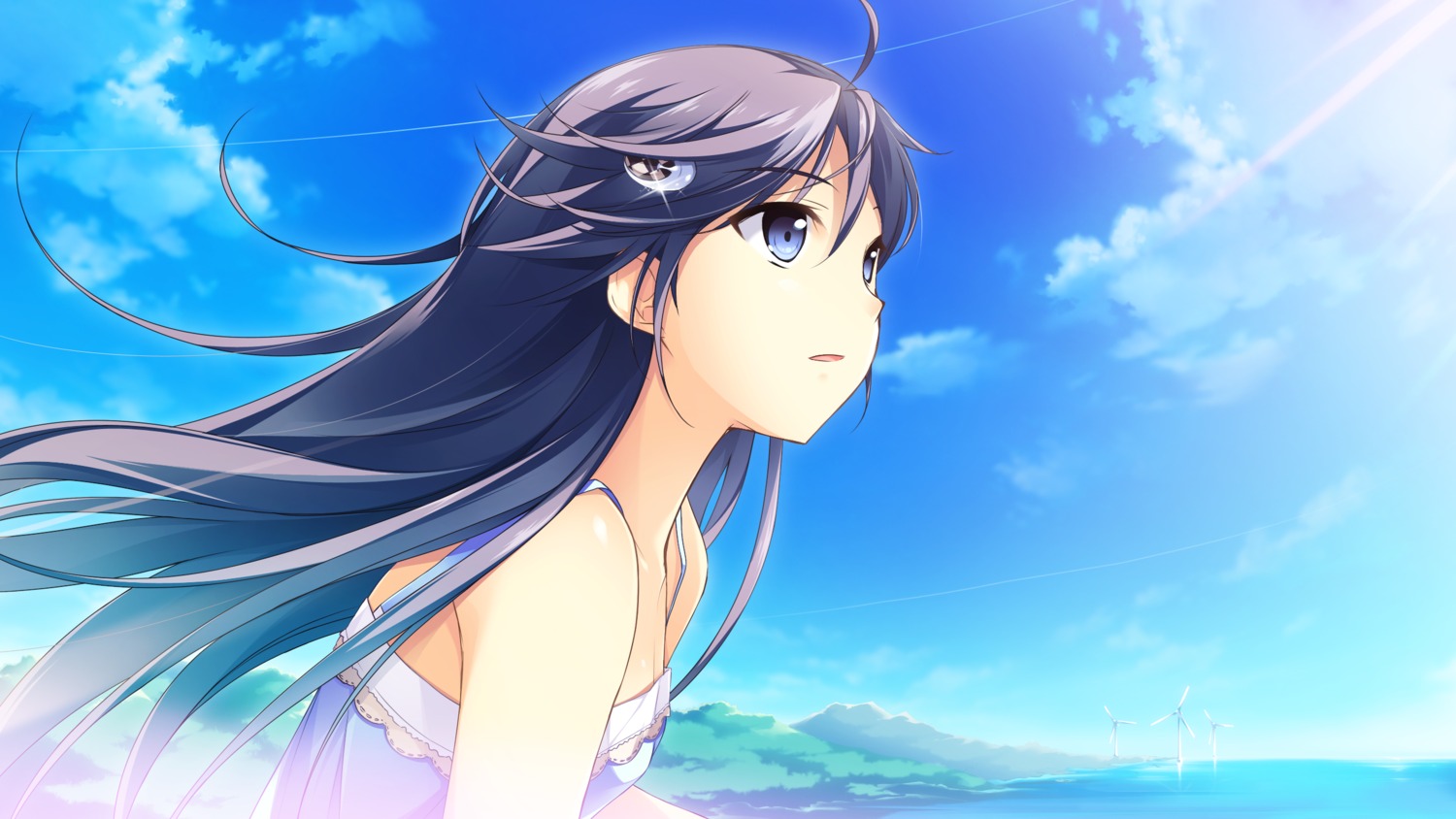 dress, game_cg, kono_oozora_ni_tsubasa_wo_hirogete, misagi_isuka, pulltop, summer_dress, yashima_takahiro