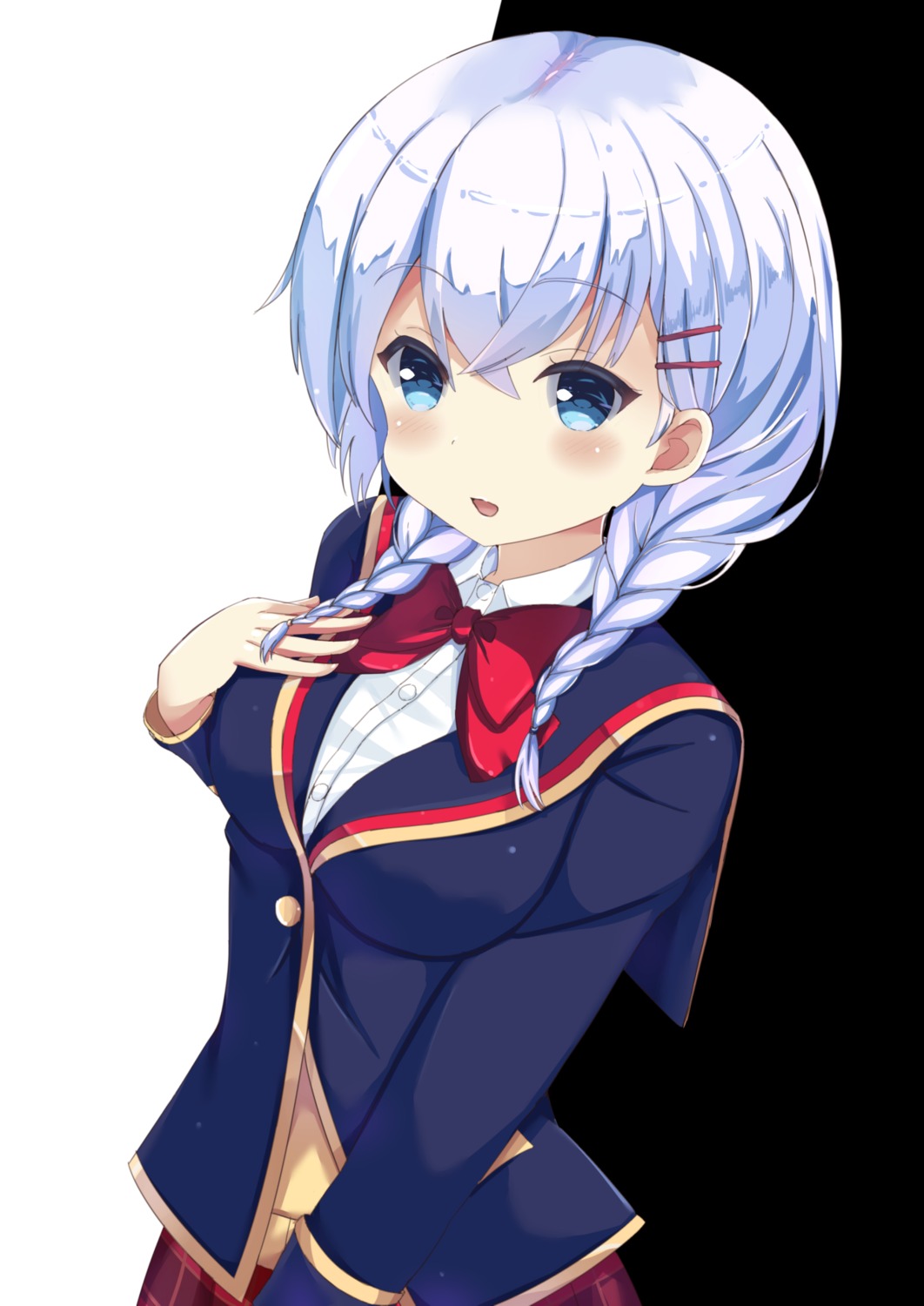girlfriend_(kari), murakami_fumio, seifuku, takapii