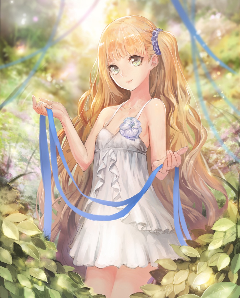 cleavage, dress, meto, summer_dress