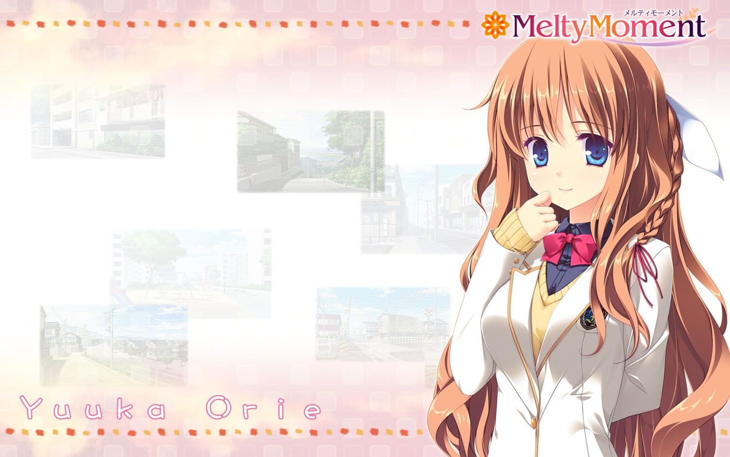hook, melty_moment, orie_yuuka, seifuku, wallpaper