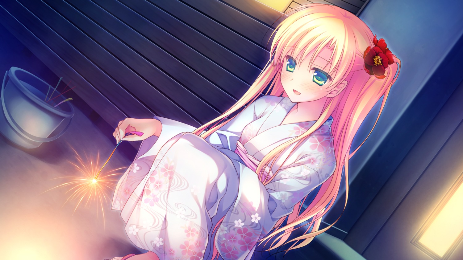 alcot_honeycomb, chibana_ryoka, game_cg, kimi_no_tonari_de_koishiteru!, motomiya_mitsuki, yukata