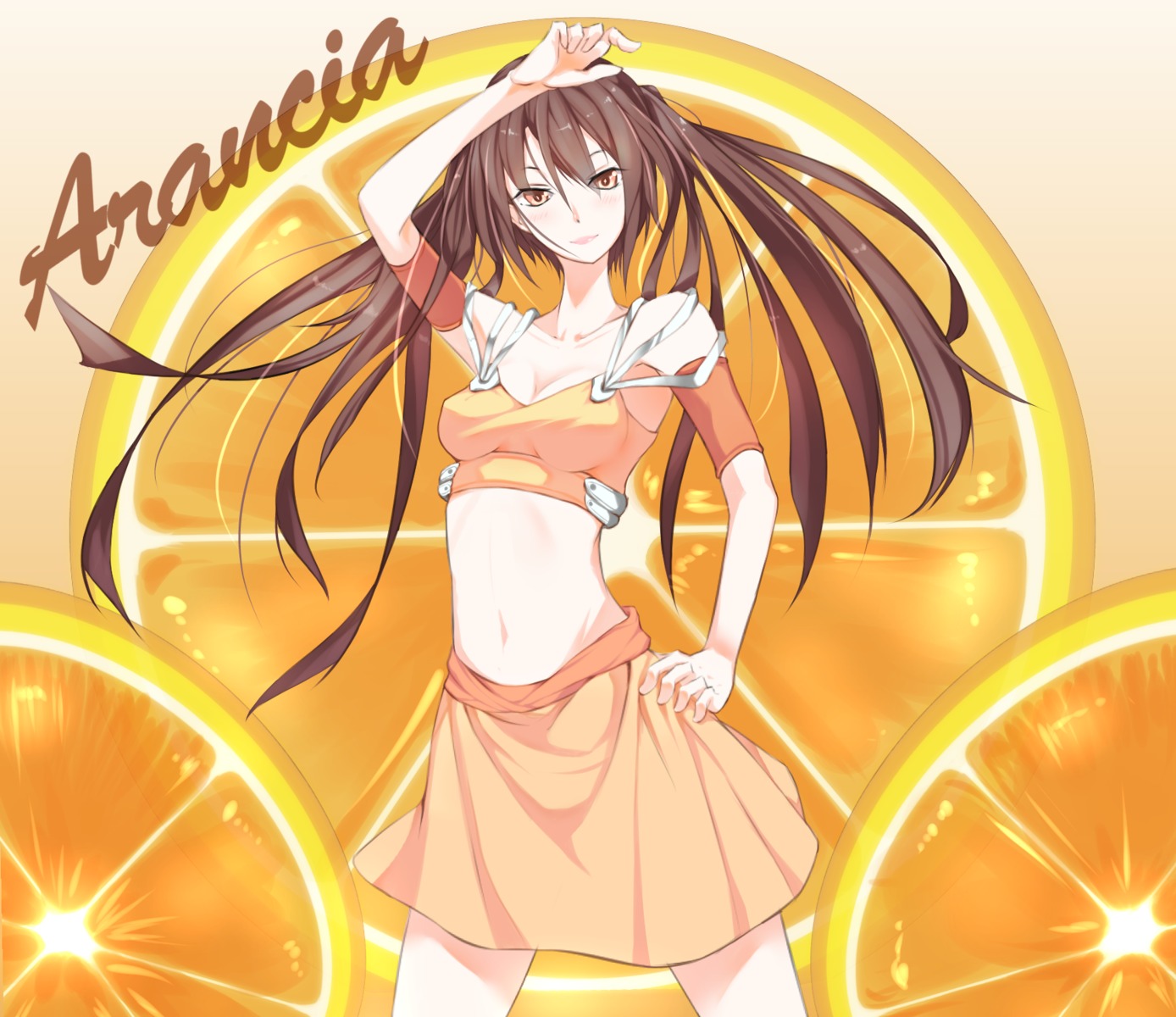 arancia, cleavage, vocaloid