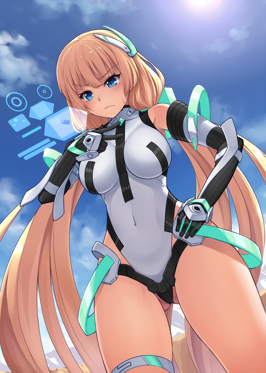 angela_balzac, bodysuit, oyaji_kusa, rakuen_tsuihou
