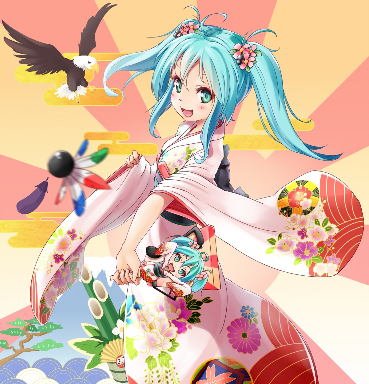 hatsune_miku, japanese_clothes, miu_(angelo_whitechoc), vocaloid, yukata