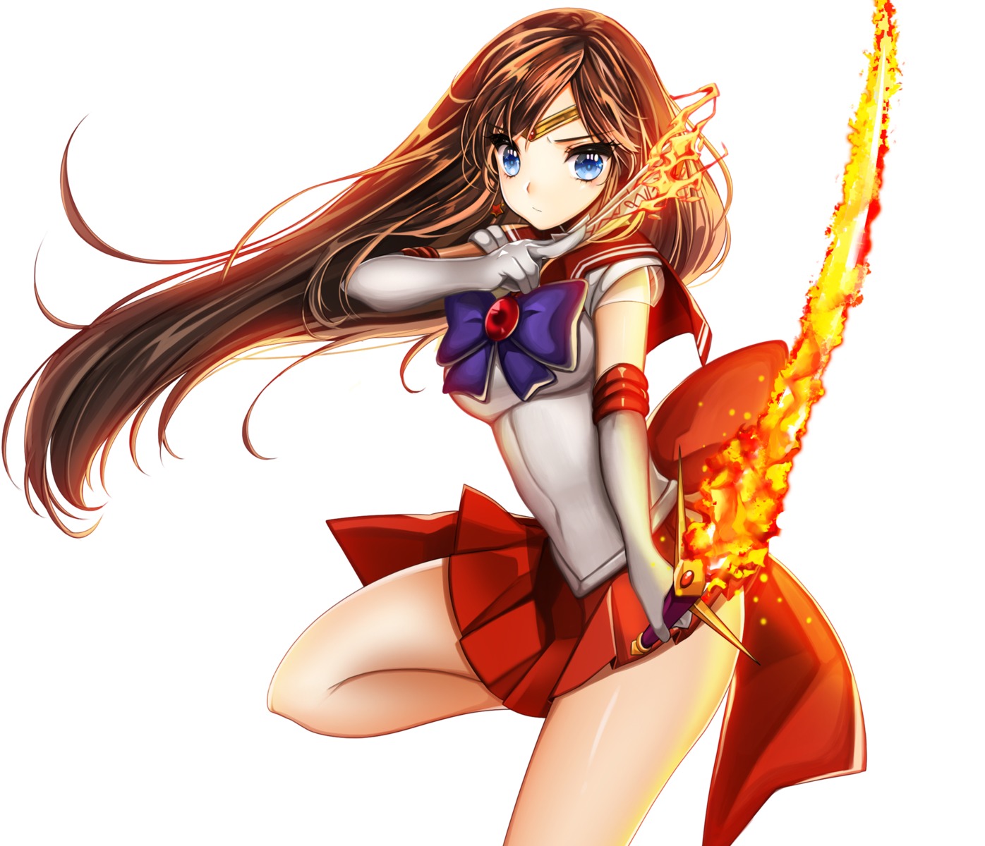 bishoujo_senshi_sailor_moon, hino_rei, primcoco, sword, weapon