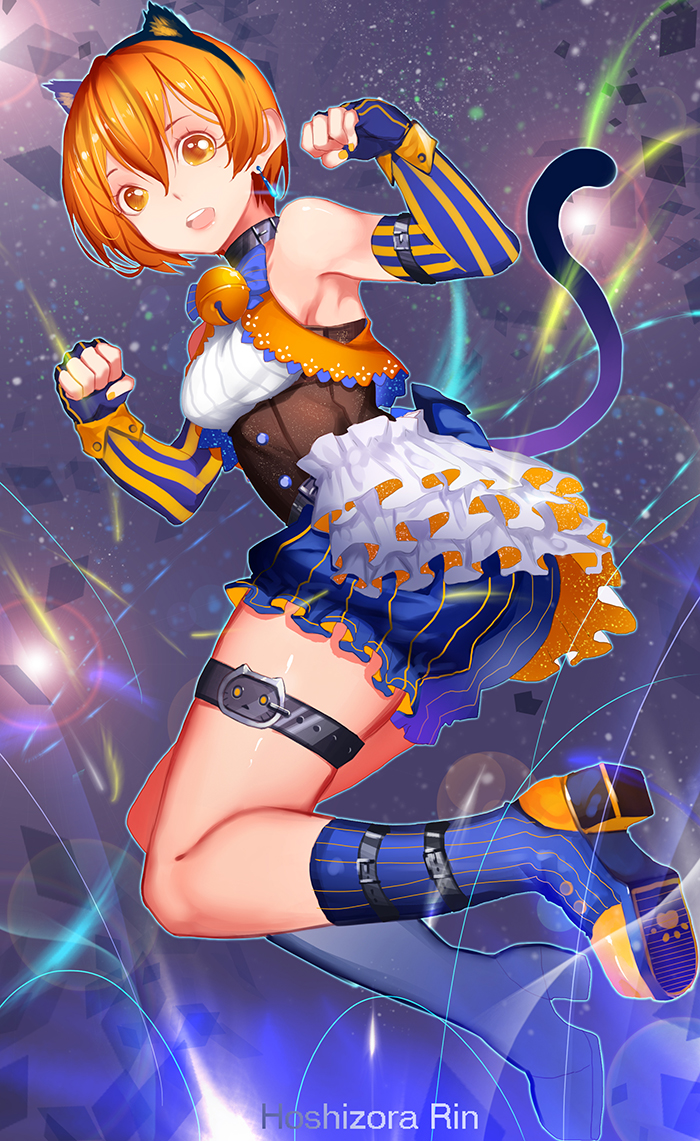 animal_ears, ass, bloomers, heels, hoshizora_rin, kote-sensei, love_live!, love_live!_(series), nekomimi, tail