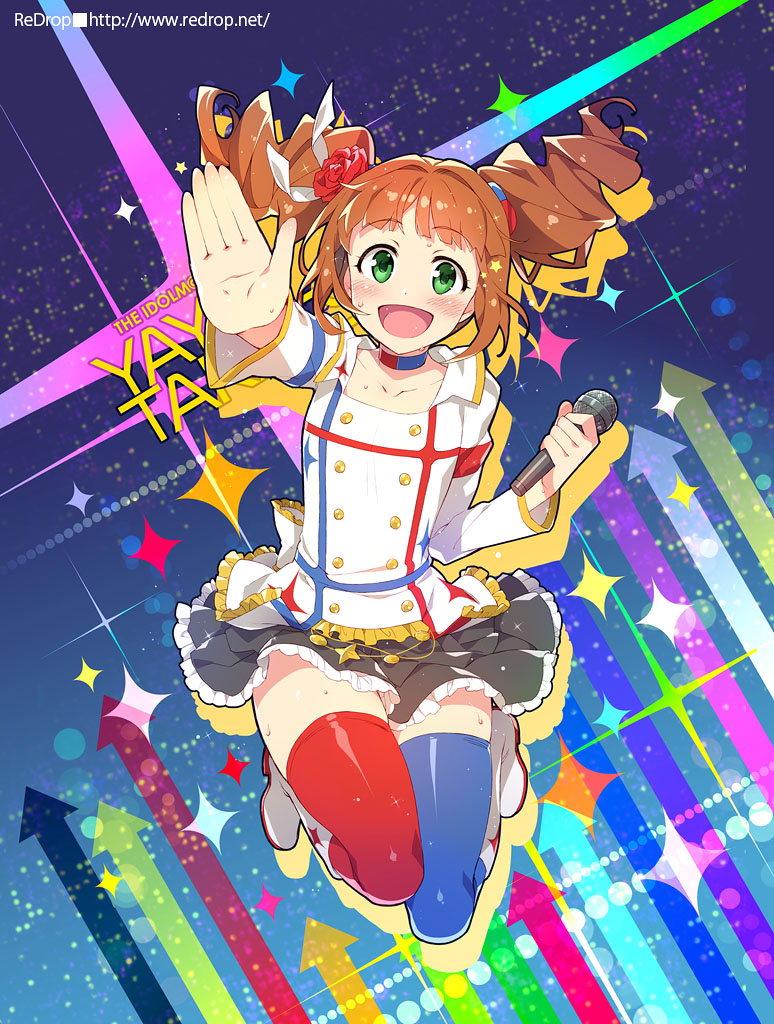 otsumami, takatsuki_yayoi, the_idolm@ster, thighhighs